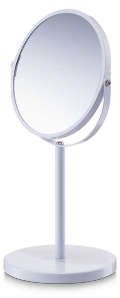 Oglinda cosmetica de masa, Metal White, Ø 15xH35 cm