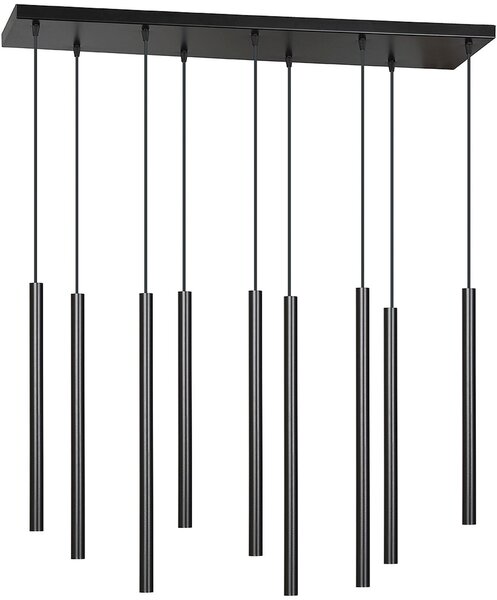 Emibig Selter lampă suspendată x8 W negru 552/9