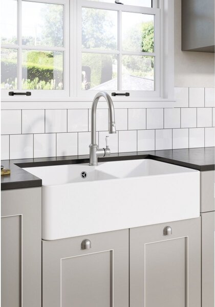 Blanco Villae Farmhouse 8 chiuveta din ceramica 79.4x49 cm alb 525164