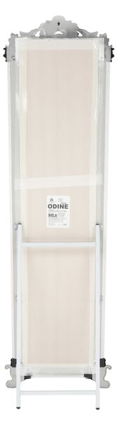 KONDELA Oglindă, alb / argintiu, ODINE