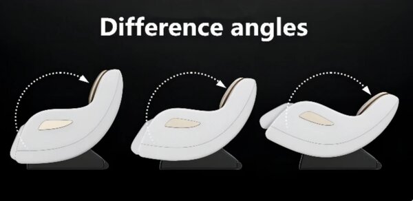 Fotoliu masaj ULPIUS, design economisire spatiu, Incalzire, Bluetooth, masaj role si masaj vibrator, piele PU premium, Maro/Portocaliu