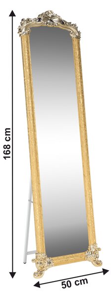 KONDELA Oglindă, auriu, ODINE