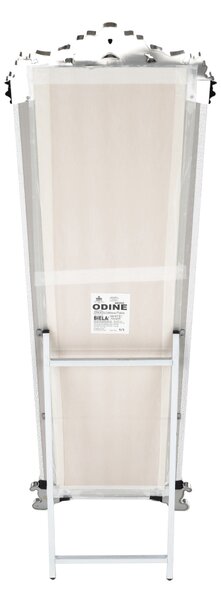 KONDELA Oglindă, alb / argintiu, ODINE