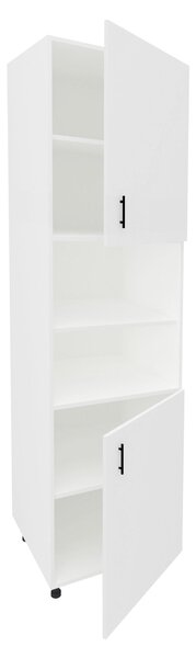 Corp haaus Karo, 2 Usi, cu spatiu cuptor, Alb, 60 x 57 x 210 cm