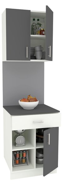 Set haaus Berna, Antracit/Alb, L 60 cm