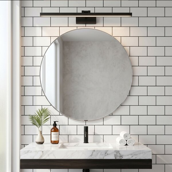 Aplică LED pentru baie APP1868-1W 80 cm Black