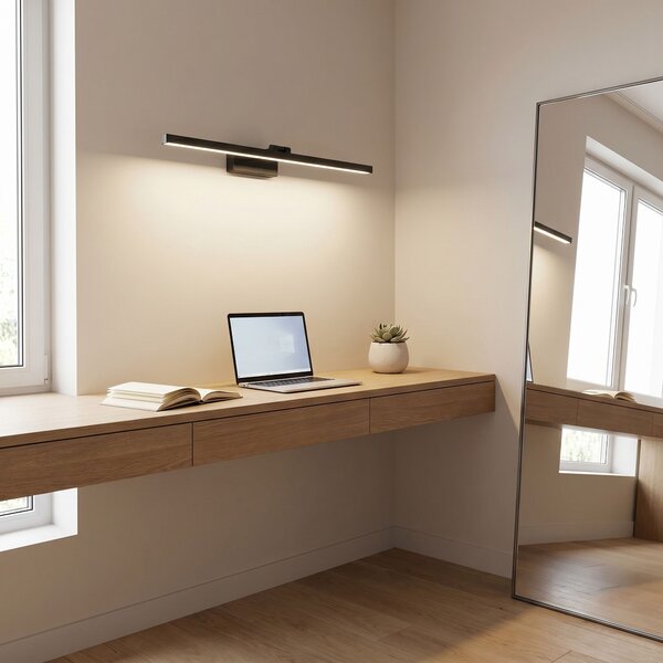 Aplică LED pentru baie APP1868-1W 80 cm Black