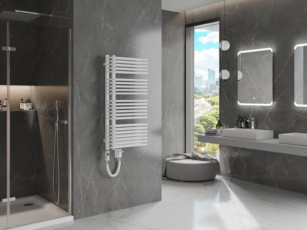 Mexen Amor, element electric de încălzire 1000x500 mm + tijă de încălzire 900 W, alb, W120-1000-500-2900-20