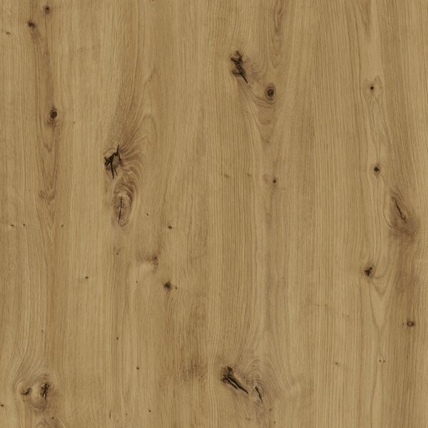 Comoda haaus Kos, O Usa, Alb/Stejar Artisan, 95 x 40 x 39 cm