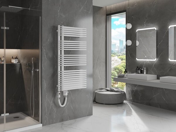 Mexen Amor, element electric de încălzire 1200x600 mm + tijă de încălzire 900 W, alb, W120-1200-600-2900-20