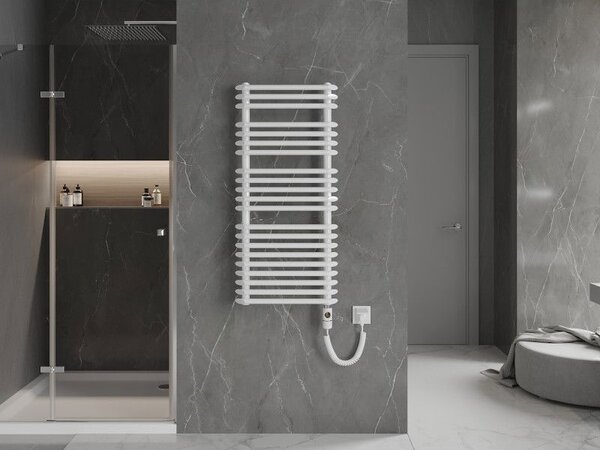 Mexen Akan, element electric de încălzire 1080x500 mm + tijă de încălzire 900 W, alb, W121-1080-500-2900-20