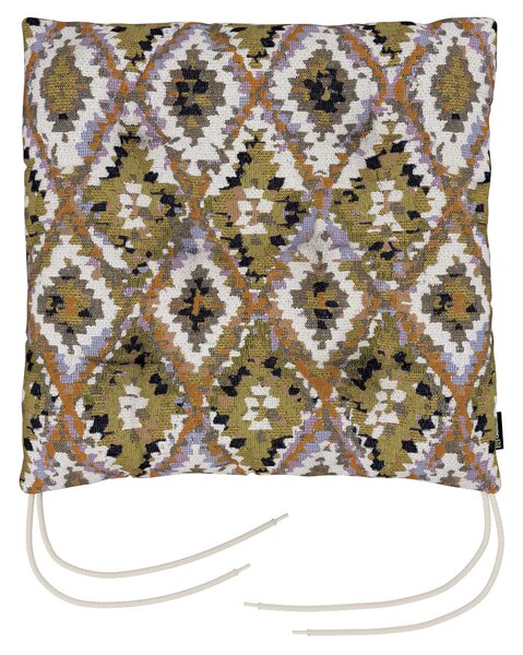 Pernă scaun Jack culoare multicolor Țesătură împletitură, cu model