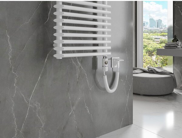 Mexen Akan, element electric de încălzire 1080x500 mm + tijă de încălzire 900 W, alb, W121-1080-500-2900-20