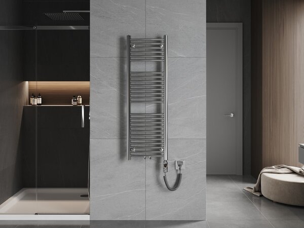 Mexen Ares, element electric de încălzire 1200x400 mm + tijă de încălzire 300 W, crom, W102-1200-400-2300-01