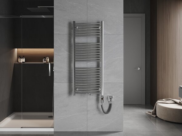 Mexen Ares, element electric de încălzire 1200x500 mm + tijă de încălzire 600 W, crom, W102-1200-500-2600-01