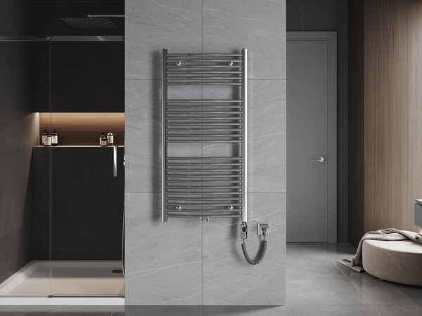 Mexen Ares, element electric de încălzire 1200x600 mm + tijă de încălzire 600 W, crom, W102-1200-600-2600-01