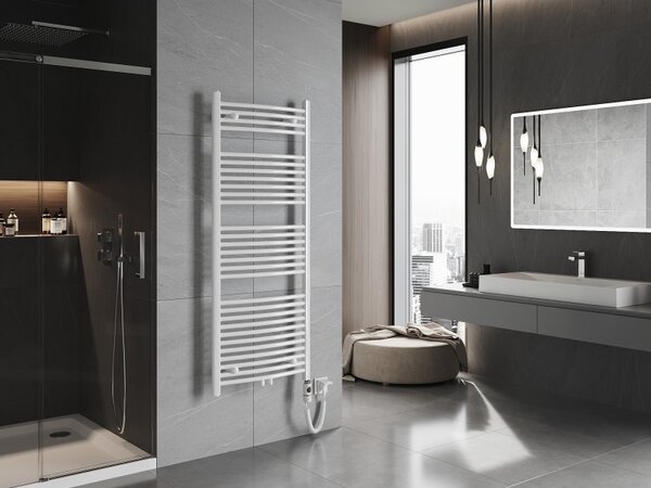 Mexen Ares, element electric de încălzire 1500x600 mm + tijă de încălzire 900 W, alb, W102-1500-600-2900-20