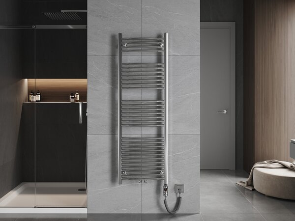 Mexen Ares, element electric de incalzire 1500x500 mm + tija de incalzire 600 W, crom, W102-1500-500-2600-01