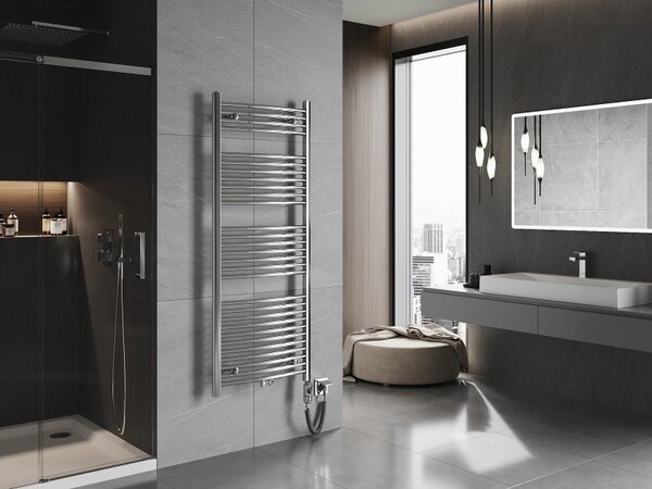 Mexen Ares, element electric de încălzire 1500x600 mm + tijă de încălzire 600 W, crom, W102-1500-600-2600-01