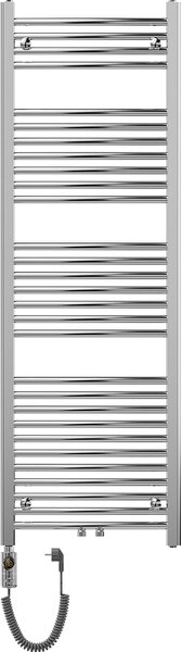 Mexen Ares, element electric de incalzire 1500x500 mm + tija de incalzire 600 W, crom, W102-1500-500-2600-01