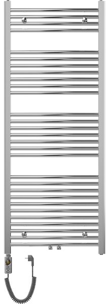 Mexen Ares, element electric de încălzire 1500x600 mm + tijă de încălzire 600 W, crom, W102-1500-600-2600-01
