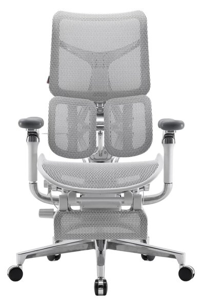 Scaun ergonomic SIHOO DORO S300 ADAPTIVE, cotiere 6D ultra moi, suport lombar adaptiv, spătar reglabil pe inaltime, mecanism multifunctional inclinare/blocare, pivotant, Mesh, Gri