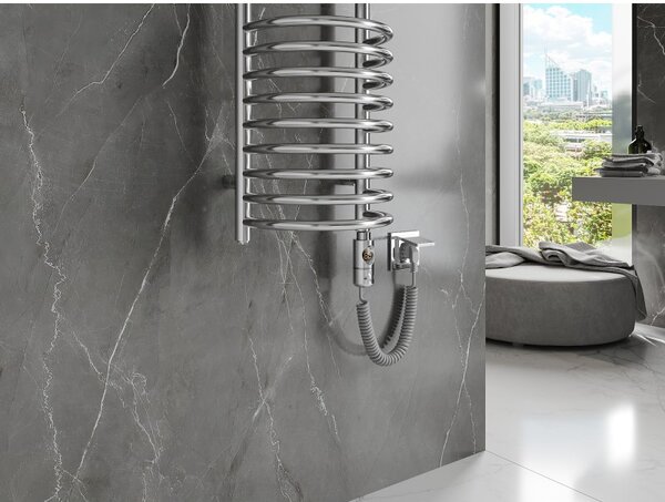 Mexen Eros, element electric de încălzire 1200x300 mm + tijă de încălzire 300 W, crom, W112-1200-318-2300-01