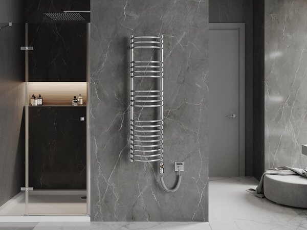 Mexen Eros, element electric de încălzire 1200x300 mm + tijă de încălzire 300 W, crom, W112-1200-318-2300-01