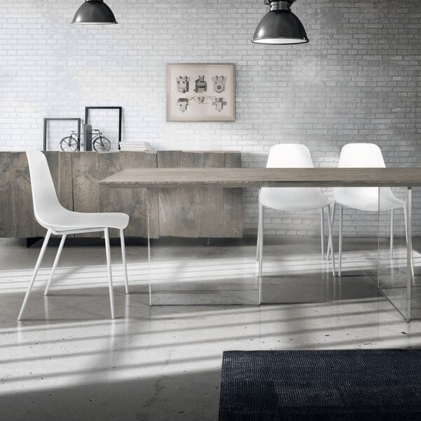 Set 4 scaune SHAPE -POLIPROPILENA- HORECA - PORTOCALIU