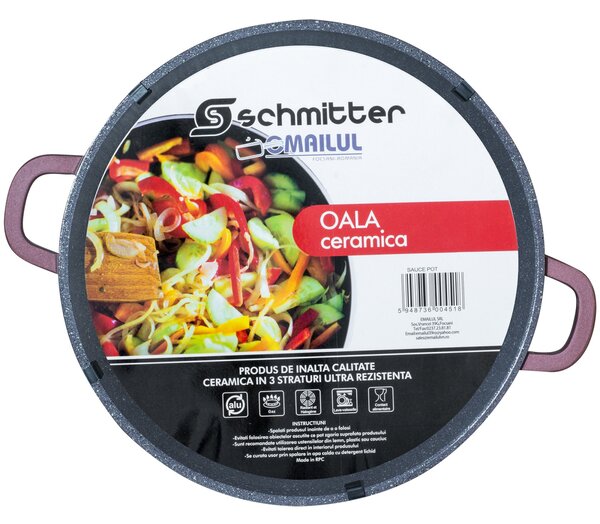Oala ceramica Schmitter aluminiu turnat, 24 cm, 3.5L
