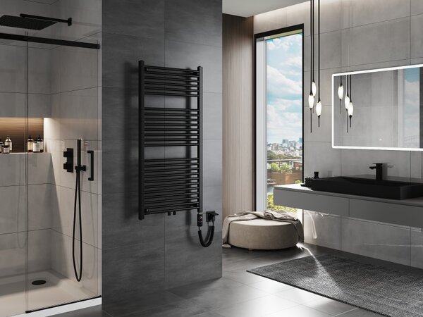 Mexen Mars, element electric de încălzire 1200 x 600 mm, 600 W, negru, W110-1200-600-2600-70