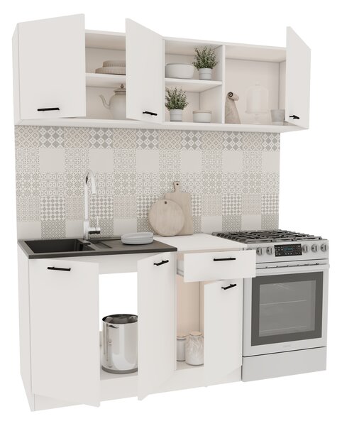 Set haaus Kara, Alb, L 180 cm