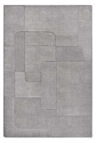 Covor gri țesut manual din lână 80x150 cm Charlotte – Villeroy&Boch