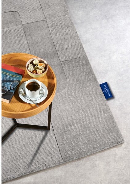 Covor gri țesut manual din lână 80x150 cm Charlotte – Villeroy&Boch