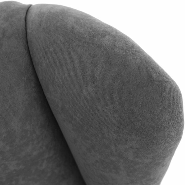 KONDELA Fotoliu, textil gri, CHARLOT