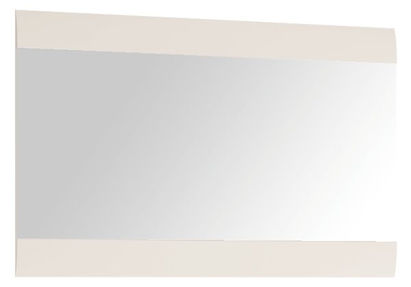 Oglindă mică, alb extra luciu ridicat HG, LYNATET TYP 122