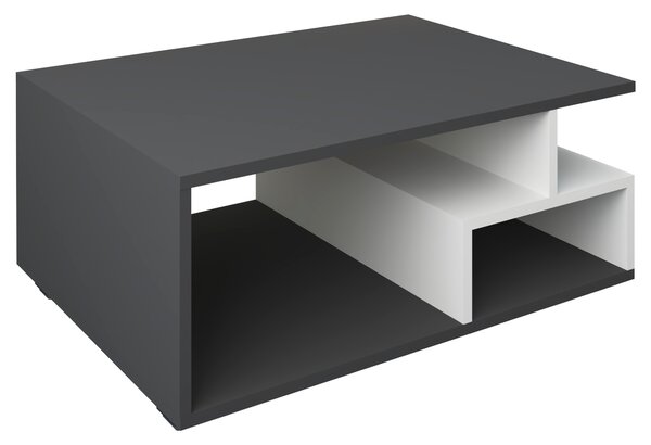 Masuta haaus Tapa, Antracit/Alb, 80 x 50 x 40 cm