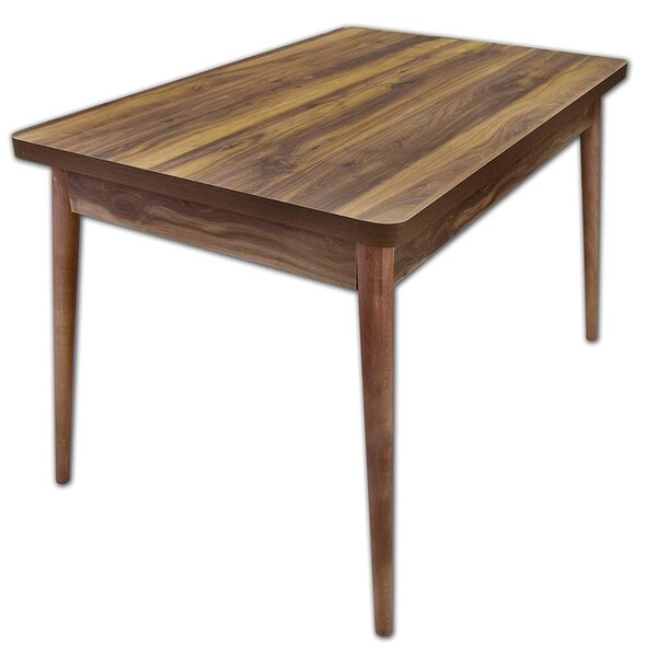 Masa bucatarie Brigitte, culoare nuc, 120 cm