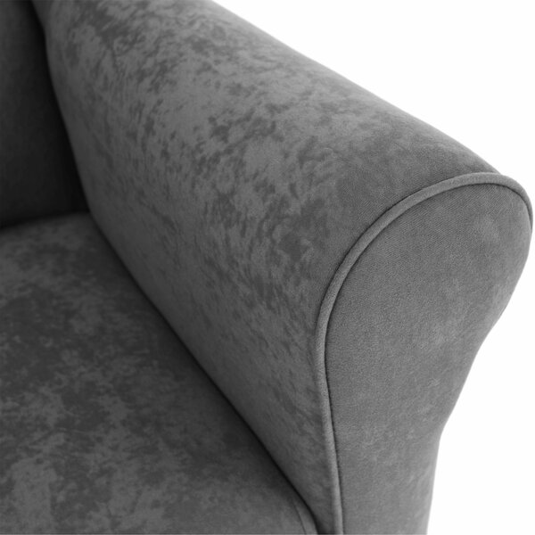 KONDELA Fotoliu, textil gri, CHARLOT