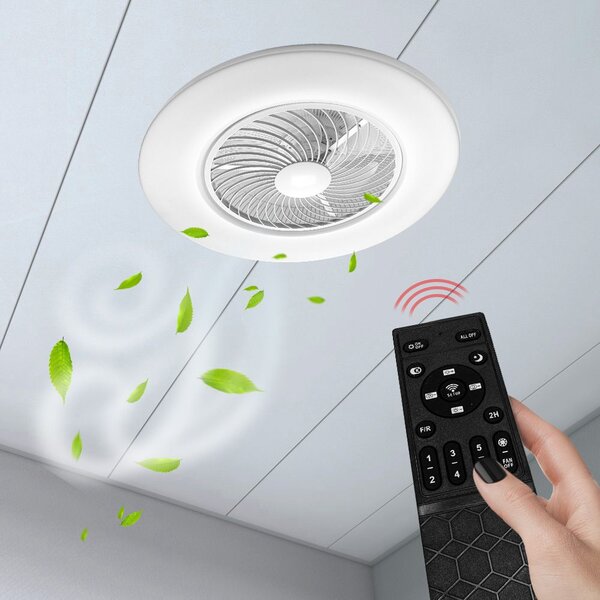 Lampă cu ventilator APP1551-C WHITE
