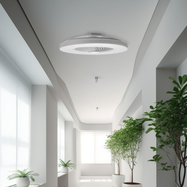 Lampă cu ventilator APP1551-C WHITE