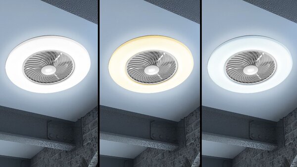 Lampă cu ventilator APP1551-C WHITE