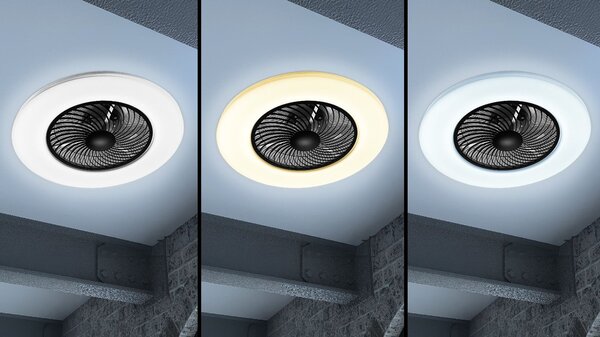 Lampă cu ventilator APP1552-C BLACK