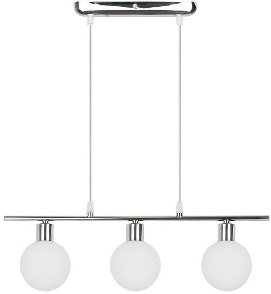 Candellux Oden lampă suspendată 3x40 W alb-crom 33-03263