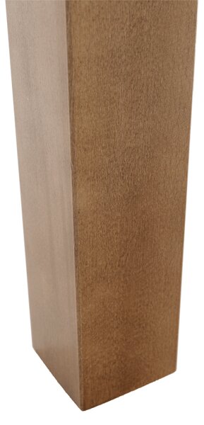 KONDELA Masă extensibilă pentru dining, stejar lefkas închis, 160-203x90 cm, MONTANA STW