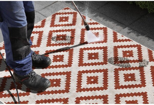Covor adecvat pentru exterior NORTHRUGS Malta, 160 x 230 cm, maro - crem