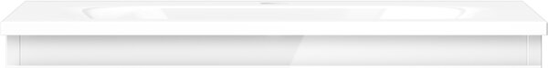 Mexen Orio, mobilier baie 60 cm cu lavoar Vela, 1 sertar, alb lucios, 91A10-06023-1-BF00-W23M00
