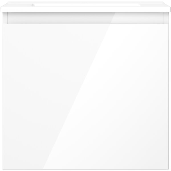 Mexen Orio, mobilier de baie 50 cm cu lavoar Otis, 1 sertar, alb lucios, 91A10-05047-1-BF00-W18M00
