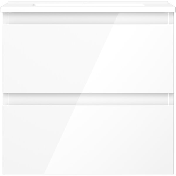 Mexen Orio, mobilier de baie 50 cm cu lavoar Otis, 2 sertare, alb lucios, 91A10-05047-2-BFF00-W18M00