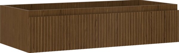 Mexen Rivel, mobilier baie 100 cm, 1 sertar, canelat, nuc, 91A20-10023-1-BF86